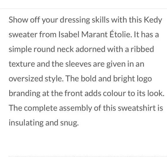 Isabel Marant Etoilè Kedy Intarsia Knit Sweater/Jumper EU 38=M - Picture 16 of 16